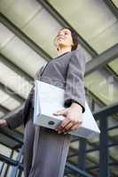 Young businesswoman in office