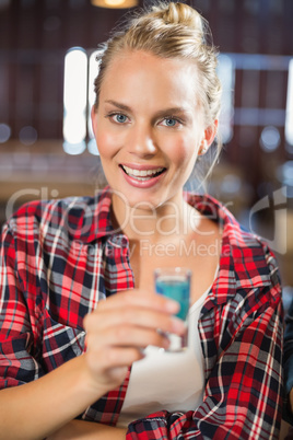 Woman smiling at the camera