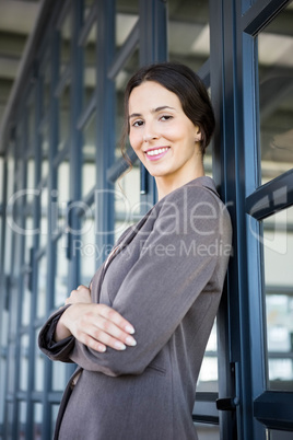 Young businesswoman in office