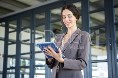 Young businesswoman in office