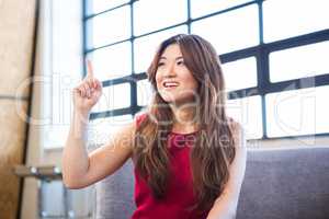 Young businesswoman in office