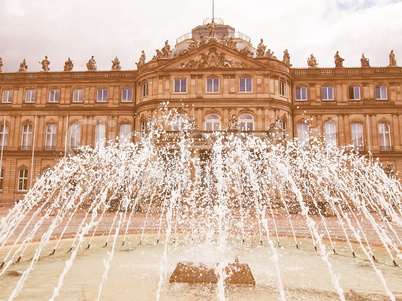 Neues Schloss (New Castle) Stuttgart vintage