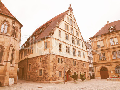 Schillerplatz, Stuttgart vintage