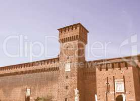 Castello Sforzesco Milan vintage
