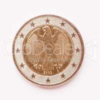 German 2 Euro coin vintage