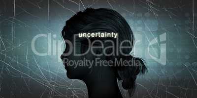 Woman Facing Uncertainty