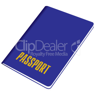 Blank passports identity document