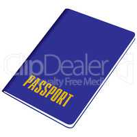 Blank passports identity document