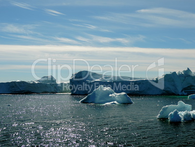 Eisberge bei Grönland
