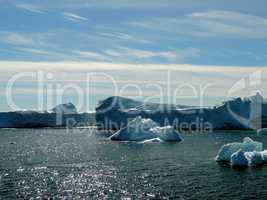 Eisberge bei Grönland