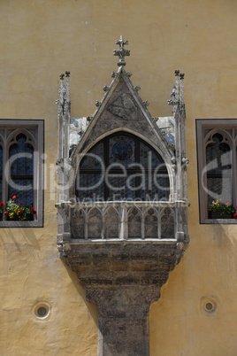 Erker am Alten Rathaus in Regensburg