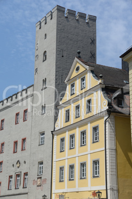 Goldenes Kreuz am Haidplatz in Regensburg