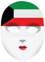 Bandana in the form of the national flag Kuwait