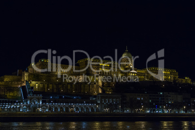 Buda Castle or Royal Palace in Budapest .