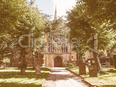 Holy Trinity church in Stratford upon Avon vintage