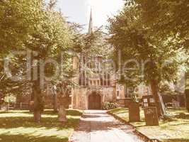 Holy Trinity church in Stratford upon Avon vintage