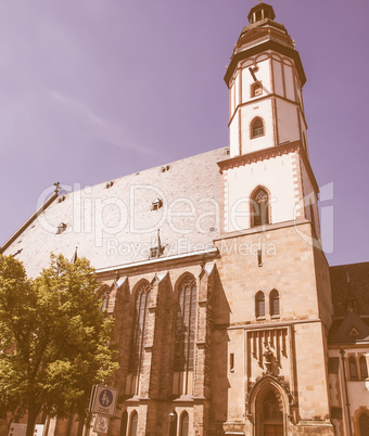 Thomaskirche Leipzig vintage