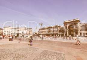 Piazza Duomo, Milan vintage