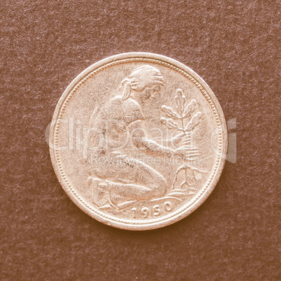 Euro coin vintage Euro coin vintage