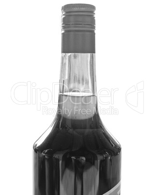 Black and white Bottle picture