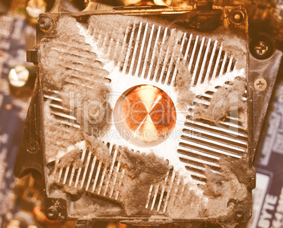 Computer fan dust vintage