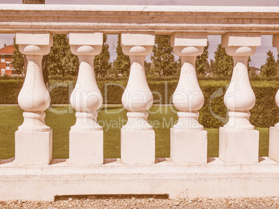 Baroque balustrade vintage