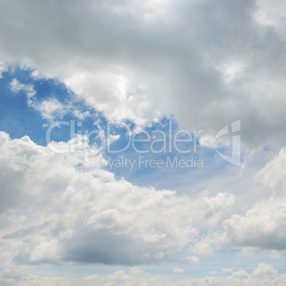 white fluffy clouds