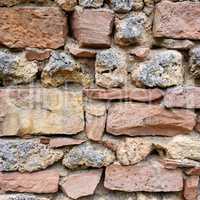 wall made of natural stone