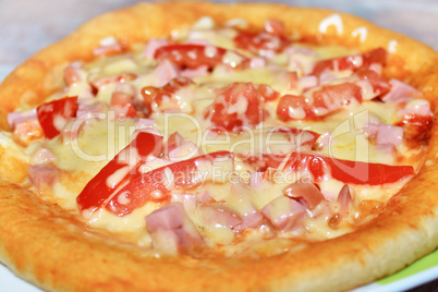 tasty appetizing pizza