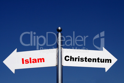 Christentum oder Islam