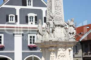 Monument to plague, detail