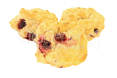 Lemon Cranberry Tea Biscuits