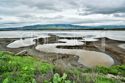 Alviso Slough and East Bay, San Francisco Bay Area Landscape