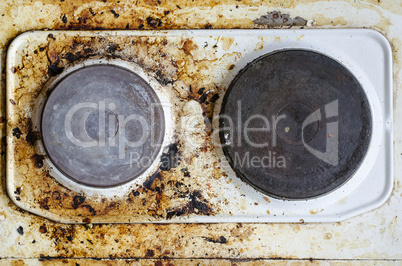 Dirty stove