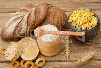 Products made of wheat
