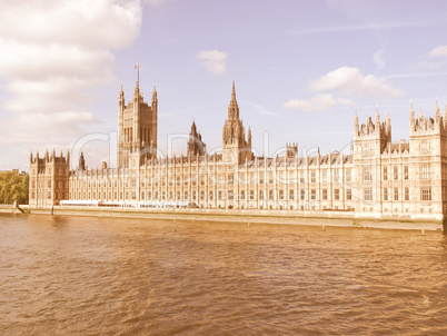 Houses of Parliament vintage