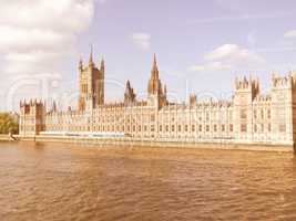 Houses of Parliament vintage