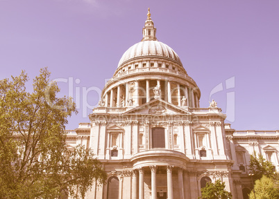 St Paul Cathedral, London vintage