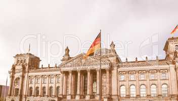 Reichstag in Berlin vintage