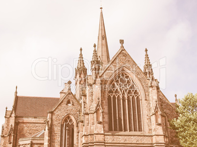 St Martin Church, Birmingham vintage