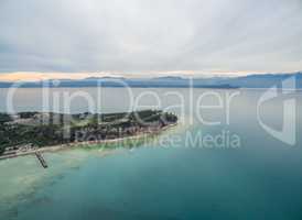 Beautiful peaceful lake Garda, Italy