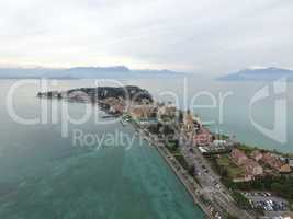 Beautiful peaceful lake Garda, Italy