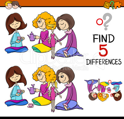 find the differences game