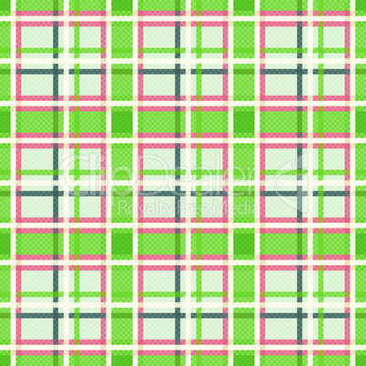 Seamless checkered pattern in warm hues