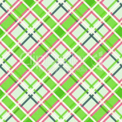 Seamless diagonal pattern in pattern in warm hues