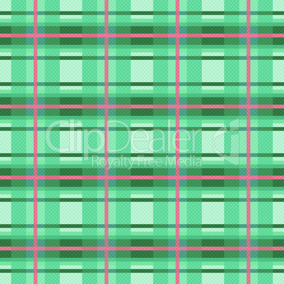 Seamless checkered pattern in turquoise and red