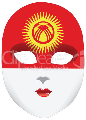 Bandana in the form of the national flag Kyrgyzstan