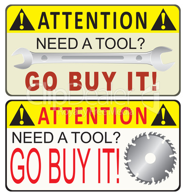 Reminder for acquisition of industrial tools