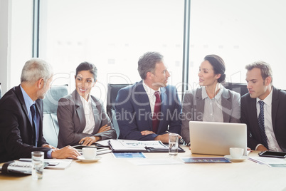 Businesspeople in conference room