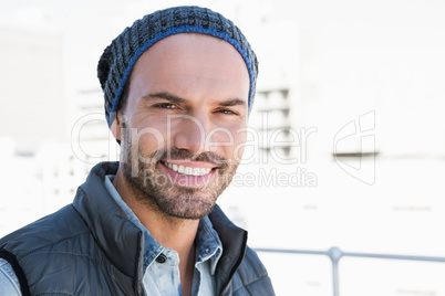 Portrait of confident young man